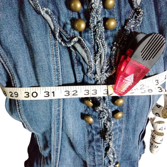 Jean vest size large - Picture 6 of 11